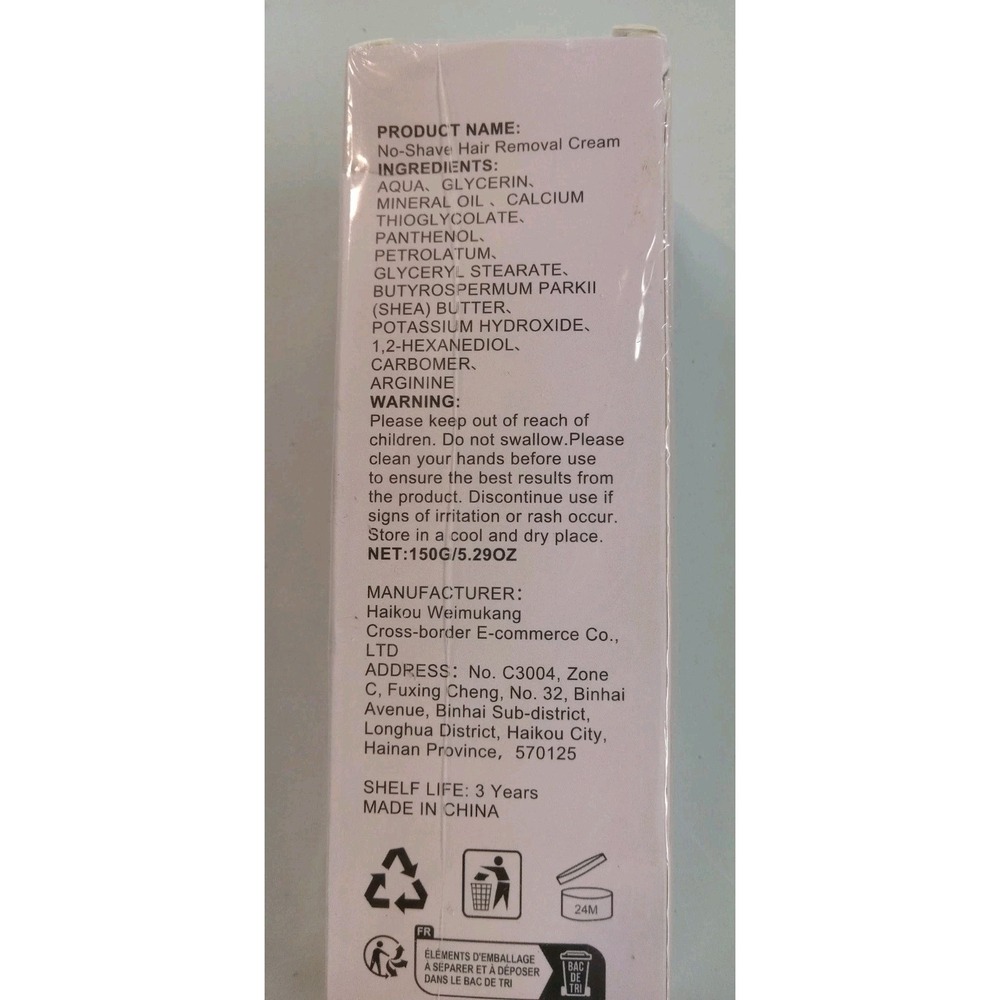 Qty 2 Hair Removal Cream No Shave Hair Remover for Women Suitable Sensitive Skin - Picture 3 of 4